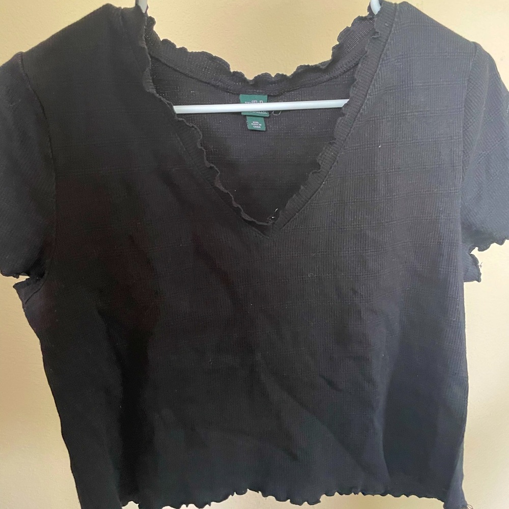 Wild Fable Shirt with Ribbed Fabric